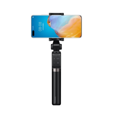 Други Джаджи Луксозен селфи стик със статив и Bluetooth бутон оригинален Huawei Tripod Selfie Stick CF15 Pro черен